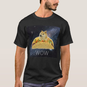 Camiseta Tacos de la guerra en memes espaciales con estrell