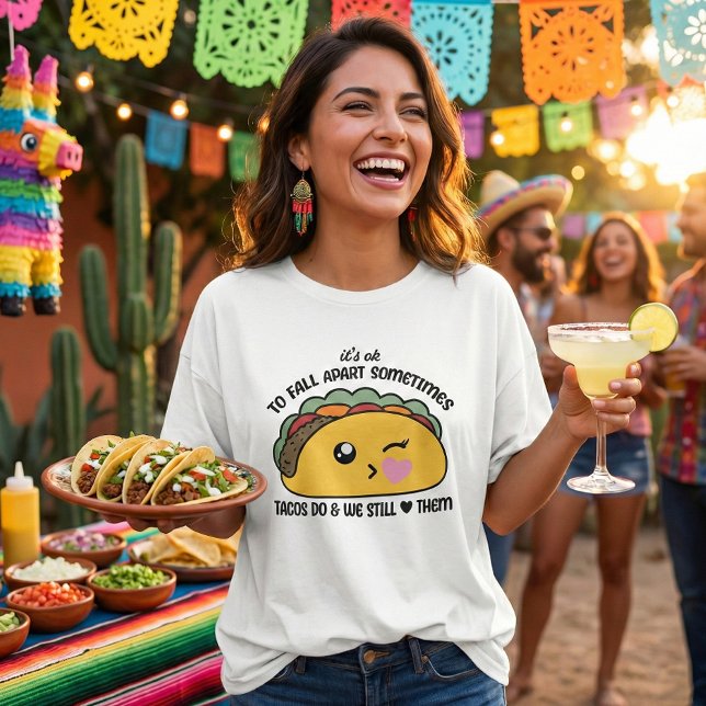 Camiseta Tacos Fall Apart Meme (Subido por el creador)