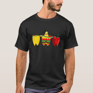 Camiseta Tacos Jalapeno Sombrero Tooth Dental Hygienist Cin