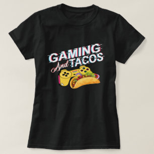 Camiseta Tacos Lover Gaming Fun y Quirky Regalos para los j