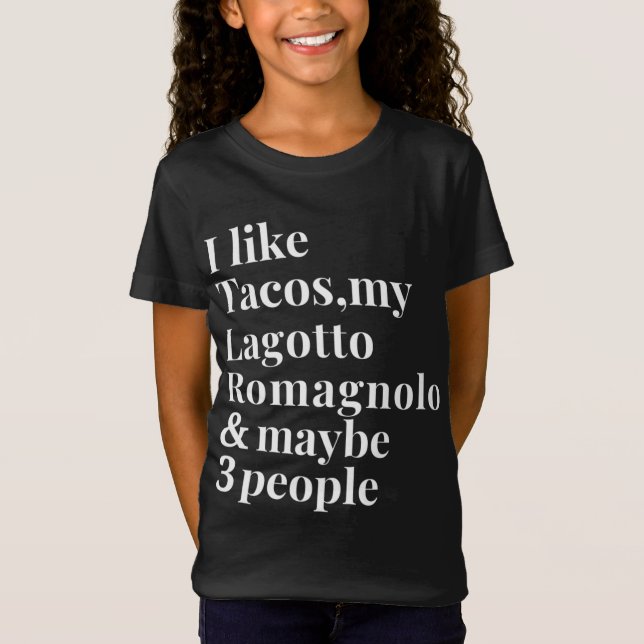 Camiseta Tacos Lover, propietario de perros divertidos Lago (Anverso)