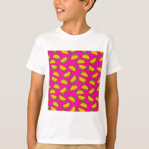 Camiseta tacos rosas