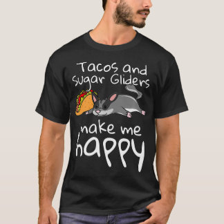 Camiseta Tacos Sugar Glider Mascota Premium