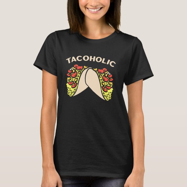 Camiseta Tacos Tacos Meat Vegan Jalapeno Comida Mexicana (Anverso)