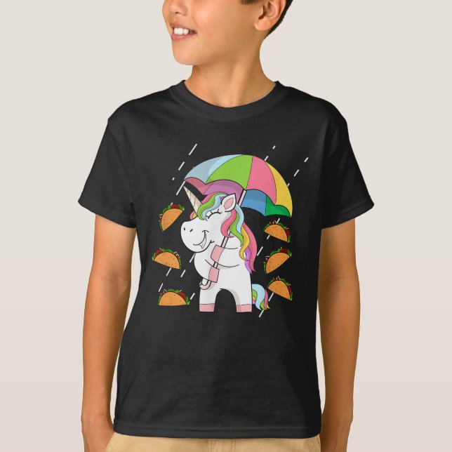 Camiseta Tacos unicornio mexicano cinco de mayo (Anverso)