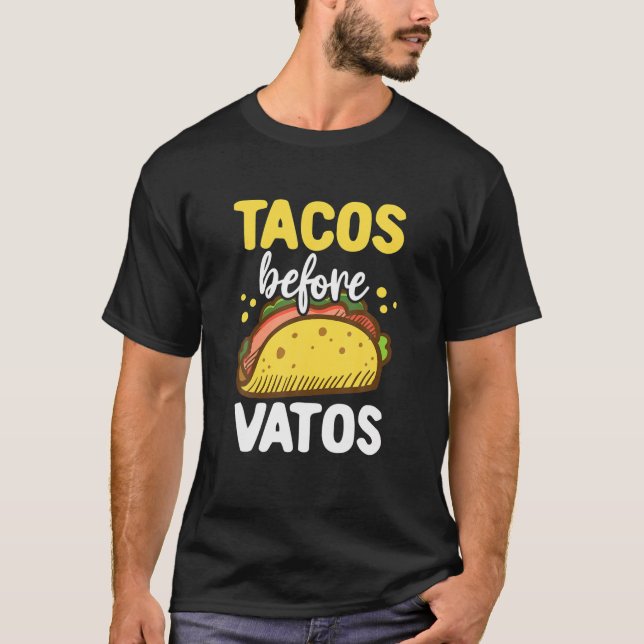 Camiseta Tacos Valentine le obsequia sus tacos antes de los (Anverso)