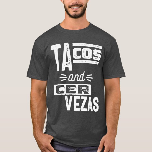 Camiseta Tacos y Cervezas (Anverso)