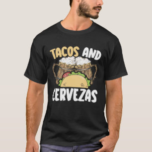 Camiseta Tacos Y Cervezas Bebebedores Mexicanos Cinco De M