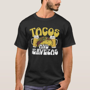 Camiseta Tacos Y Cervezas Bebebedores Mexicanos Cinco De M