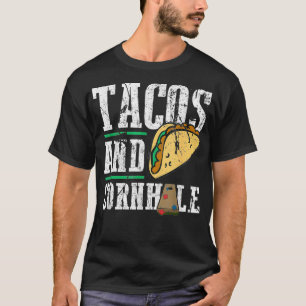 Camiseta Tacos Y Cornhole Funny Cornhole