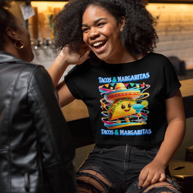 Camiseta Tácos y margaritas festivos de Fiesta Flavors (Subido por el creador)