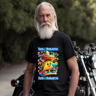 Camiseta Tácos y margaritas festivos de Fiesta Flavors