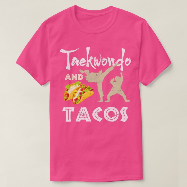 Camiseta Tacos Y Taekwondo (Diseño del anverso)