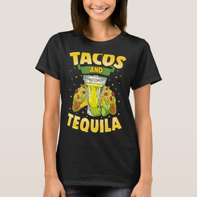 Camiseta Tacos Y Tequila Cinco De Mayo (Anverso)