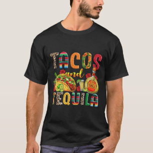 Camiseta Tacos Y Tequila Comida Mexicana De Taco Y Tequila