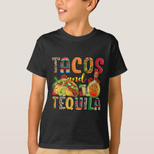 Camiseta Tacos Y Tequila Comida Mexicana De Taco Y Tequila