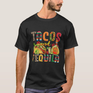 Camiseta Tacos Y Tequila Comida Mexicana De Taco Y Tequila