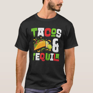 Camiseta Tacos Y Tequila Nacho Promedio México Cinco De M