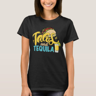 Camiseta Tacos Y Tequila Para Hombres Mujeres Que Beben Alc