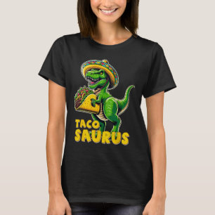 Camiseta Tacosauro Taco Dinosaur T Rex Dino Cinco De Mayo