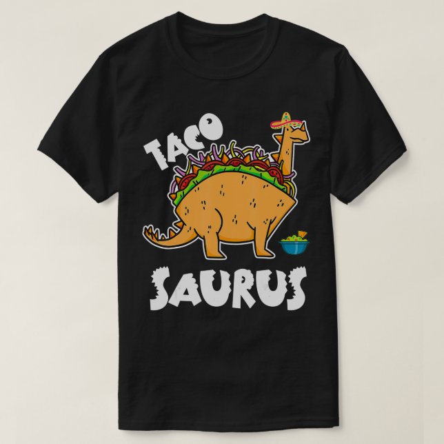 Camiseta Tacosauro Taco Dinosaur Tre Funny Cinco de Mayo w (Diseño del anverso)
