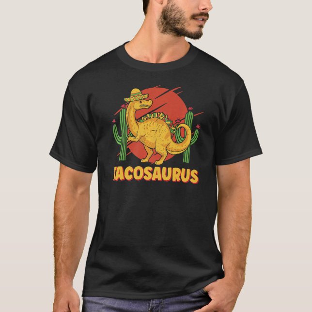 Camiseta Tacosaurus Cinco De Mayo (Anverso)