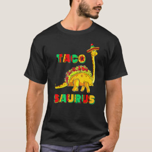 Camiseta Tacosaurus Cinco De Mayo Funny Taco Dinosaur 3