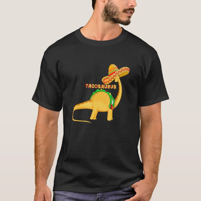 Camiseta Tacosaurus Cinco De Mayo Funny Taco Dinosaur Lover (Anverso)