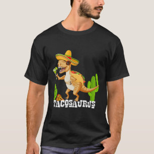 Camiseta Tacosaurus Cinco De Mayo Shirt Funny Dinosaurio Ta