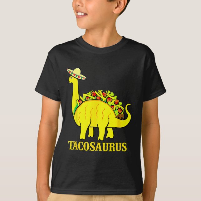 Camiseta Tacosaurus Cinco De Mayo Shirt Funny Dinosaurio Ta (Anverso)