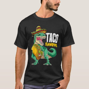 Camiseta Tacosaurus Cinco de Mayo Shirt Funny Trex Taco Din