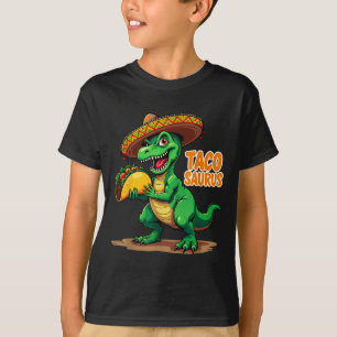 Camiseta Tacosaurus cinco de mayo t-rex sombrero taco diver