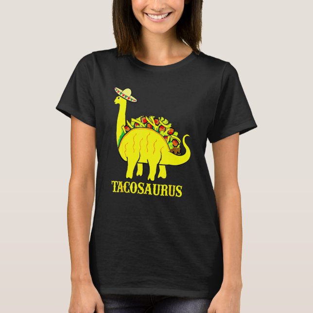 Camiseta Tacosaurus Cinco De Mayo Taco Dinosaur 5 (Anverso)
