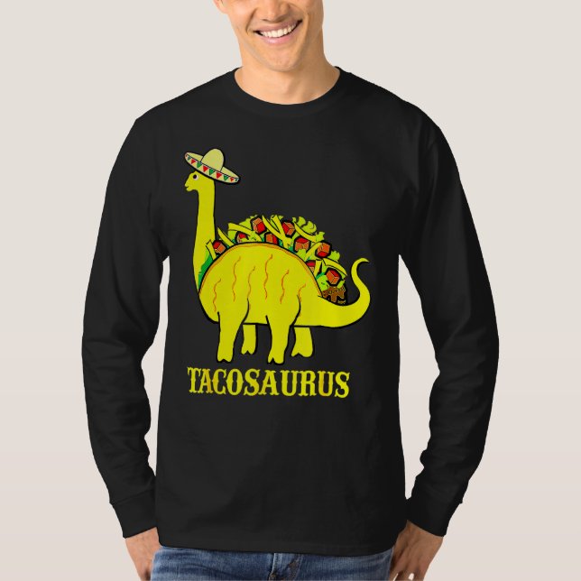 Camiseta Tacosaurus Cinco De Mayo Taco Dinosaur 5 (Anverso)