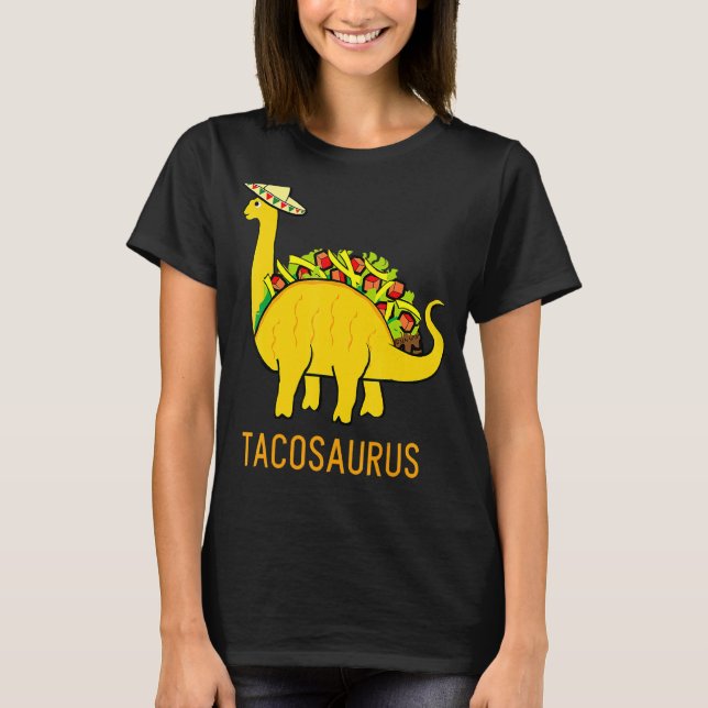 Camiseta Tacosaurus Cinco de Mayo Taco Dinosaurio 5 (Anverso)