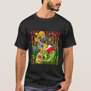 Camiseta Tacosaurus Cinco De Mayo Tee Funny Taco Dinosaur F