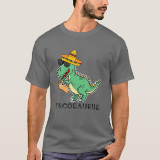 Camiseta Tacosaurus Rex Dinosaur Taco Kids Cinco De Mayo Pa