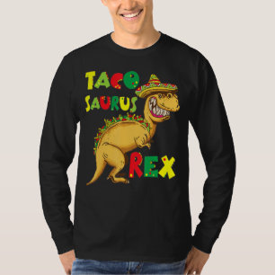 Camiseta Tacosaurus Rex Dinosaur Taco Kids Cinco De Mayo Pa