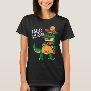 Camiseta Tacosaurus Taco Dino Trex Cinco De Mayo Niños Todd