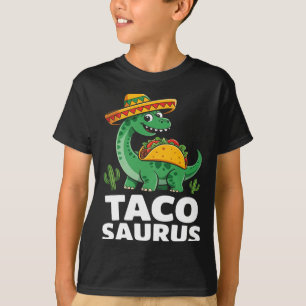 Camiseta Tacosaurus taco dinosaur dino divertido cinco de m