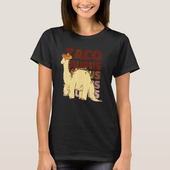 Camiseta Tacosaurus Taco Saurus Dino Dinosaur (Anverso)