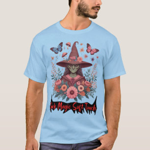Camiseta táctil suave de color mágico oscuro