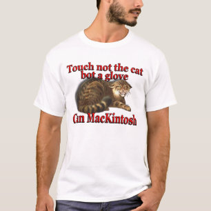 Camiseta Tacto de MacKintosh del clan no el Bot del gato un