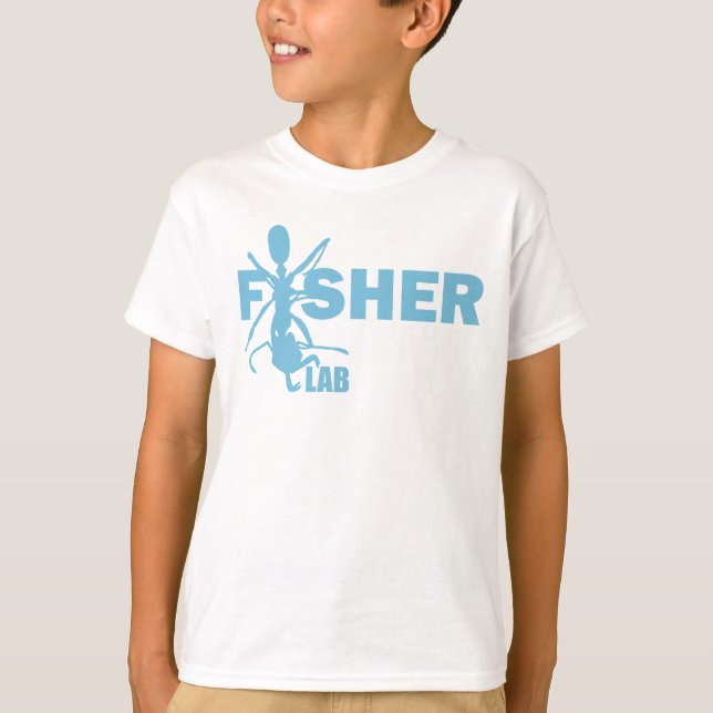 Camiseta Tae para niños de Fisher Lab (Anverso)