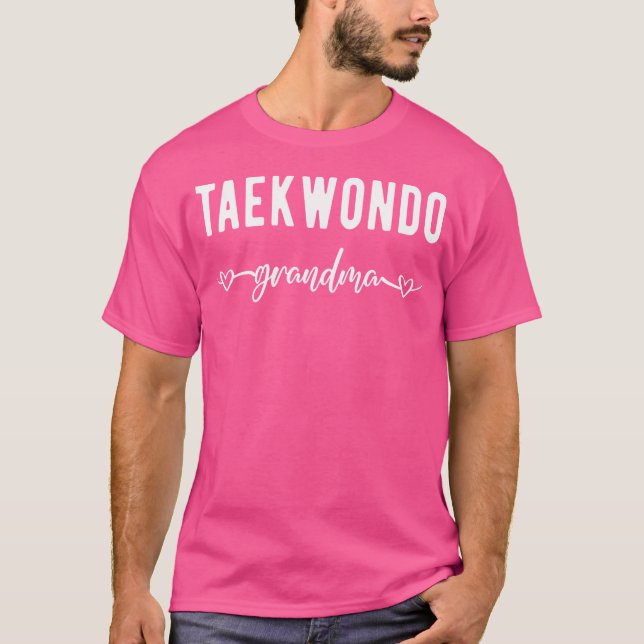 Camiseta Taekwondo Abuela Graciosa Abuela Taekwondo Amor (Anverso)
