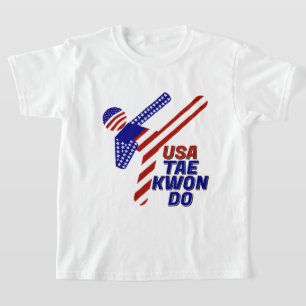 Camiseta TAEKWONDO Artes Marciales Patrióticas de EE. UU.