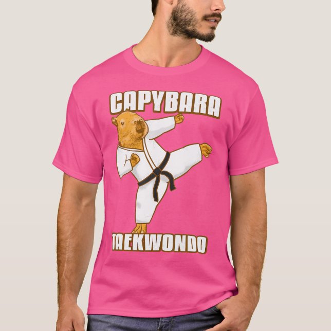 Camiseta Taekwondo Capybara (Anverso)