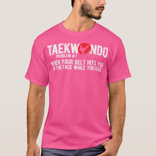 Camiseta Taekwondo de las artes marciales coreanas (Anverso)