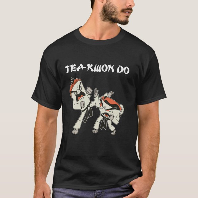 Camiseta Taekwondo de las artes marciales coreanas (Anverso)