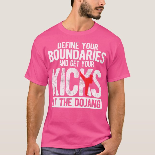 Camiseta Taekwondo de las artes marciales coreanas (Anverso)